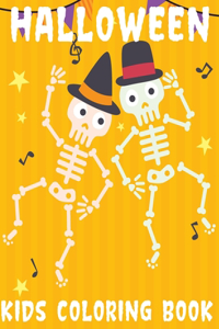 Halloween Kids Coloring Book