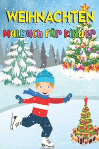 Weihnachten Malbuch für Kinder