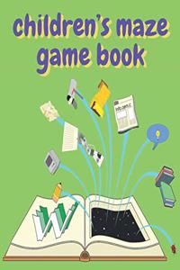 children's maze game book