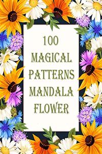 100 Magical Patterns mandala flower