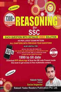 7300+ Objective Questions Reasoning (Bilingual) EACH Questions with Detailed Solutions from 1999 to TILL DATE (UPDATED)