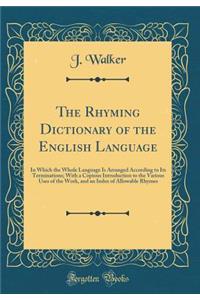 The Rhyming Dictionary of the English Language