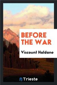 Before the War