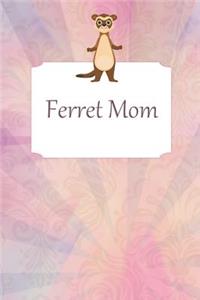 Thick Journal - Notebook (120 Pages) - Ferret Mom, Ferret Gifts
