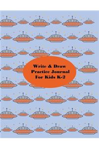 Write & Draw Practice Journal For Kids K-2
