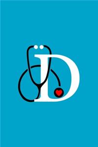 Initial D Monogram Stethoscope Journal