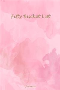 Fifty Bucket List Journal