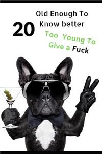 20 Old Enough To Know Better, Too Young To Give a Fuck