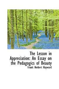 The Lesson in Appreciation