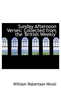 Sunday Afternoon Verses