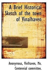 A Brief Historical Sketch of the Town of Vinalhaven