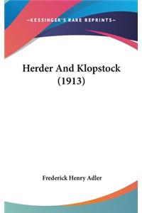 Herder and Klopstock (1913)