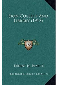 Sion College And Library (1913)