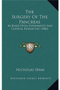 The Surgery Of The Pancreas