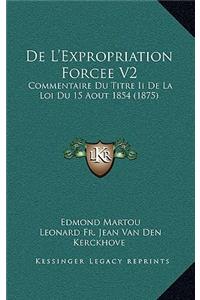 De L'Expropriation Forcee V2