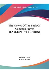 The History of the Book of Common Prayer