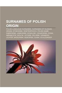 Surnames of Polish Origin