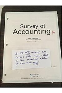 Survey of Accounting, Loose-Leaf Version