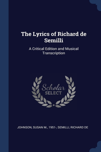 Lyrics of Richard de Semilli