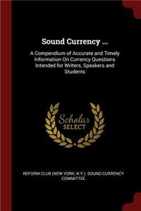 Sound Currency ...