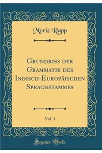 Grundriss Der Grammatik Des Indisch-Europäischen Sprachstammes, Vol. 1 (Classic Reprint)