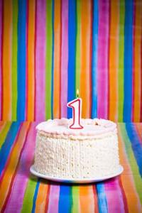 Number 1 Birthday Cake