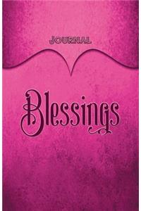 Blessings Journal: Pink 5.5x8.5 240 Page Lined Journal Notebook Diary (Volume 1)