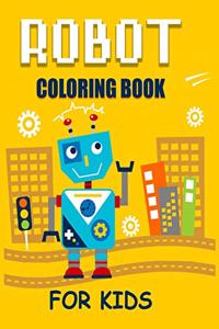 Robot Coloring Book For Kids