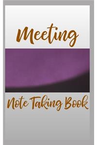 Meeting Note Taking Book