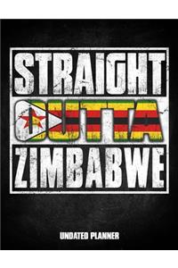 Straight Outta Zimbabwe Undated Planner