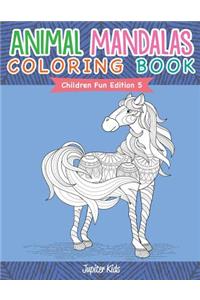 Animal Mandalas Coloring Book Children Fun Edition 5