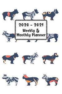 2020 - 2021 Weekly & Monthly Planner