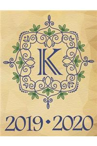Weekly Planner Initial Letter 