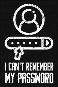 I Can't Remember My Password