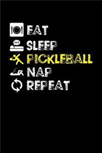 Eat Sleep Pickleball Nap Repeat