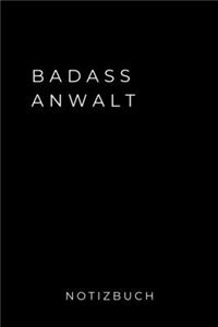 Badass Anwalt Notizbuch