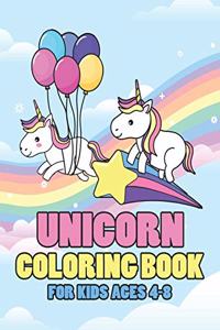 Unicorn Coloring Book for Kids Ages 4-8