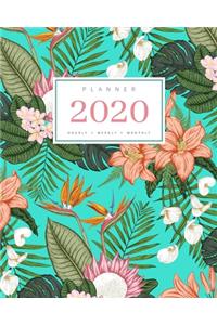 Planner 2020 Hourly Weekly Monthly