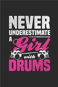 Never Underestimate A Girl With Drums