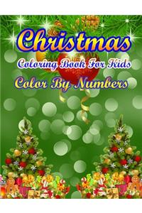 Christmas Coloring Book For Kids Color By Numbers