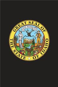 Great Seal of the State of Idaho Journal: 150 Page Lined Notebook/Diary