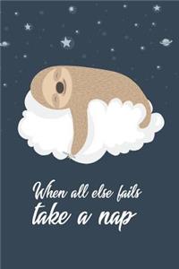 When All Else Fails Take a Nap