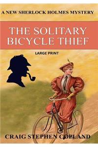 Solitary Bicycle Thief - Large Print