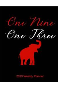 One Nine One Three 2019 Weekly Planner