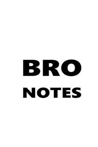 Bro Notes Composition Books For Men Black Font On White Design