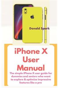 iPhone X User Manual