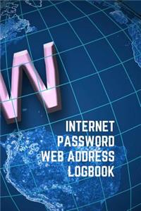 Internet Password Web Address Logbook