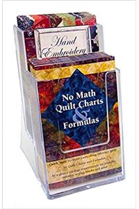 Handy Pocket-guides No Math & Hand Embroidery Stitches At-a-glance Prepack