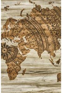 Vintage World Map - Compass