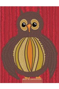 Groovy Owl Composition Book